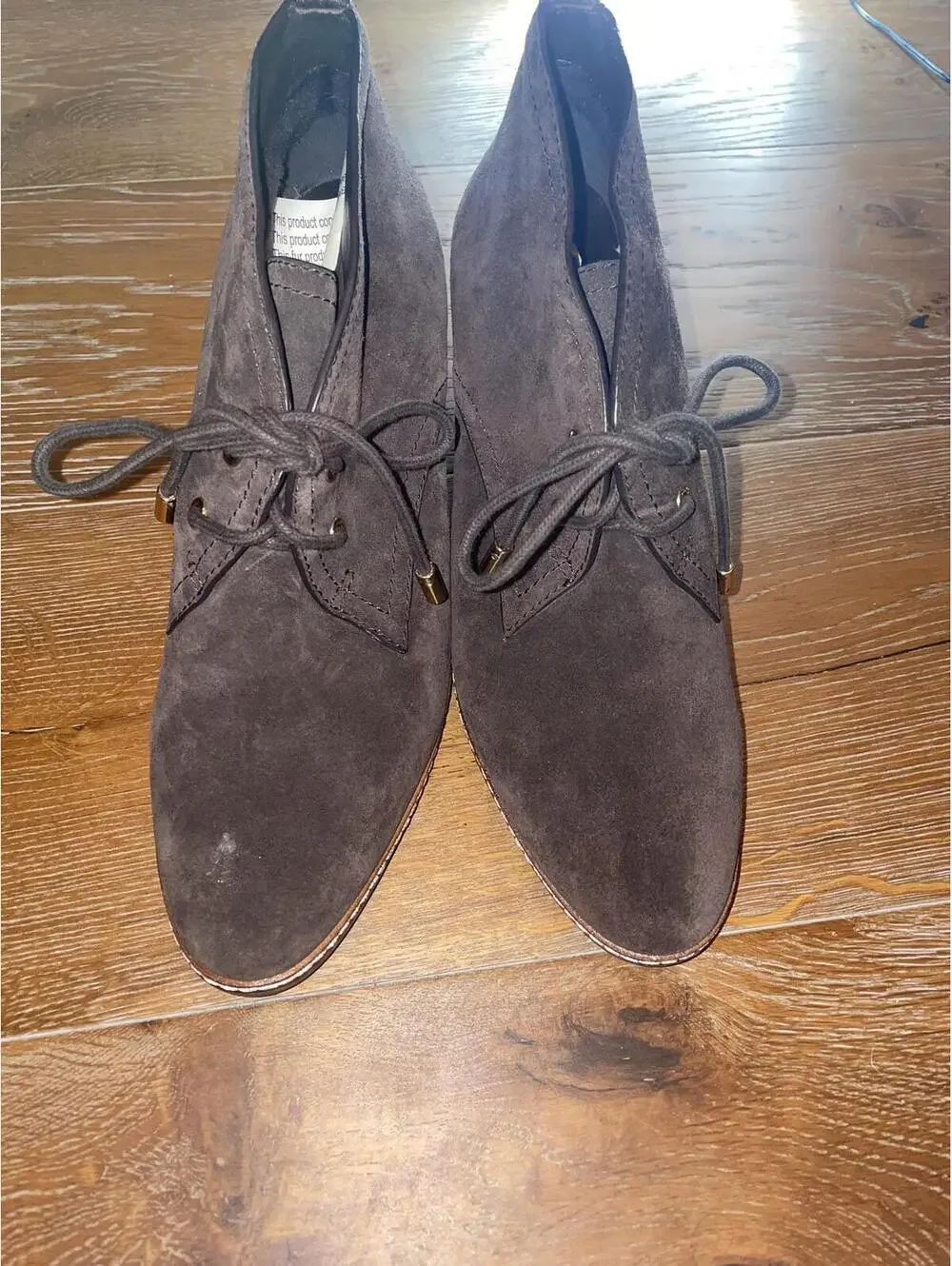 Tory Burch Women's Suede Ankle Boots with Block Heel Size 9.5